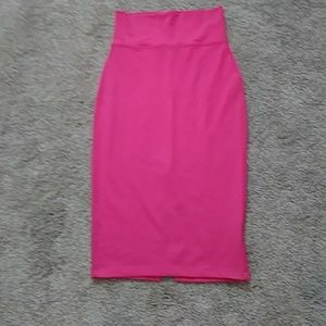 Bebe hot pink skirt
